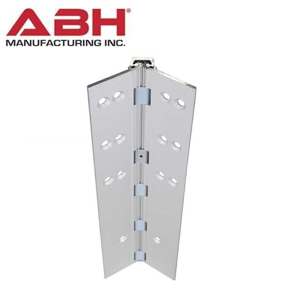 Abh ALUMINUM CONTINUOUS GEARED HINGES Full Mortise Models No Inset Flush Mount Clear 83" ABH-A110HD-C-83-FM - main